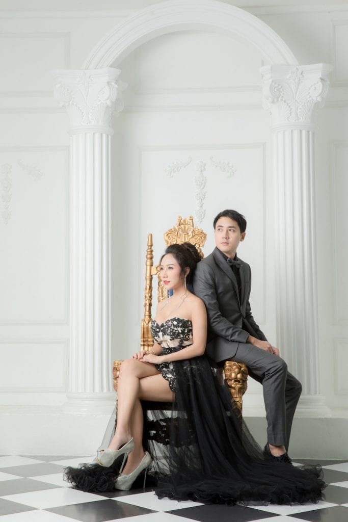 ถ่ายพรีเวดดิ้งในสตูดิโอ prewedding