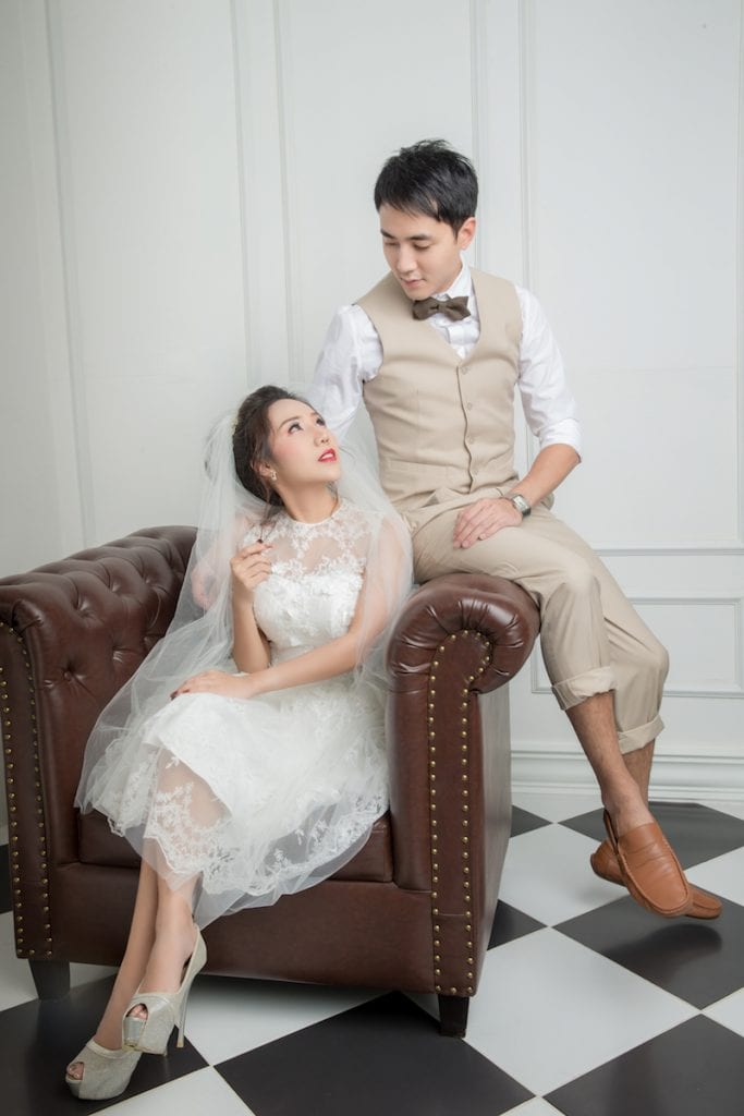 ถ่ายพรีเวดดิ้งในสตูดิโอ prewedding